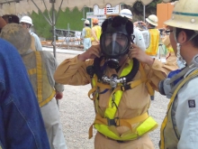 救護訓練の状況です。