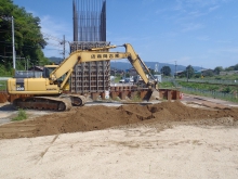 埋戻しの状況です。
