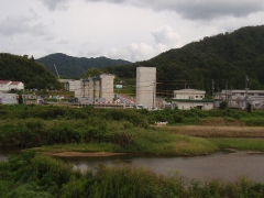 P7橋脚から起点側A1橋台までが一望できます。