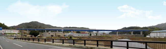野田川橋CG(完成パース)