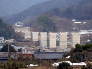 野田川橋脚P6より